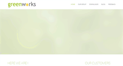 Desktop Screenshot of greenworks.com.pk