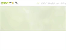 Tablet Screenshot of greenworks.com.pk