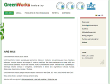 Tablet Screenshot of greenworks.lt